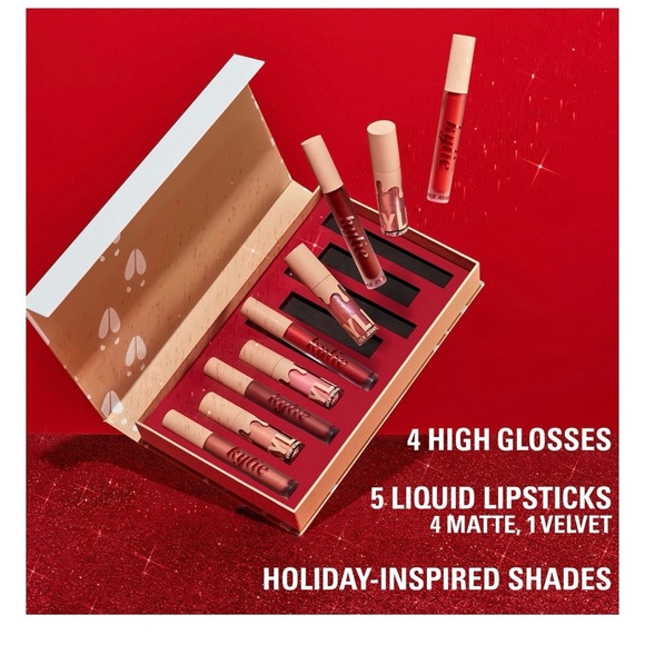 Kylie Cosmetics- Kylie Jenner Liquid Lipstick & Gloss VAULT - Picture 8 of 8